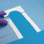 Drape U Shape Small 50 x 75cm With Adhesive Sterile W/P Blue X1